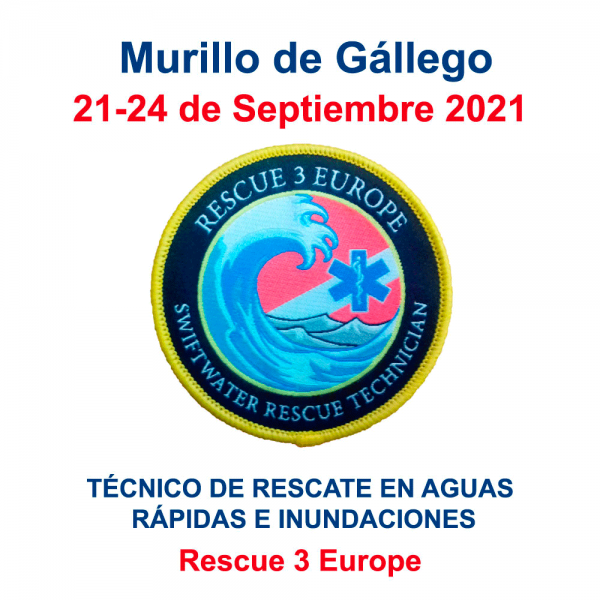 Curso de Rescate, Rescue 3 Europe (SRT-TRAI) 21 al 24 de Septiembre 2021