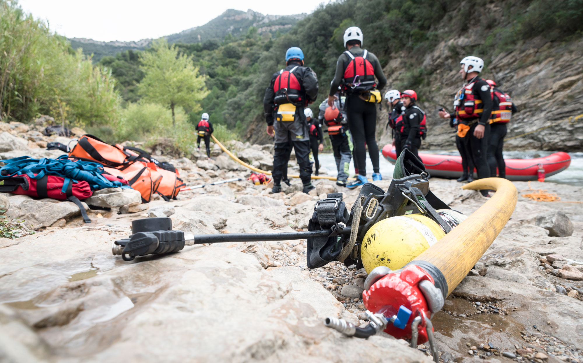 Rescate acuático para servicios de emergencia