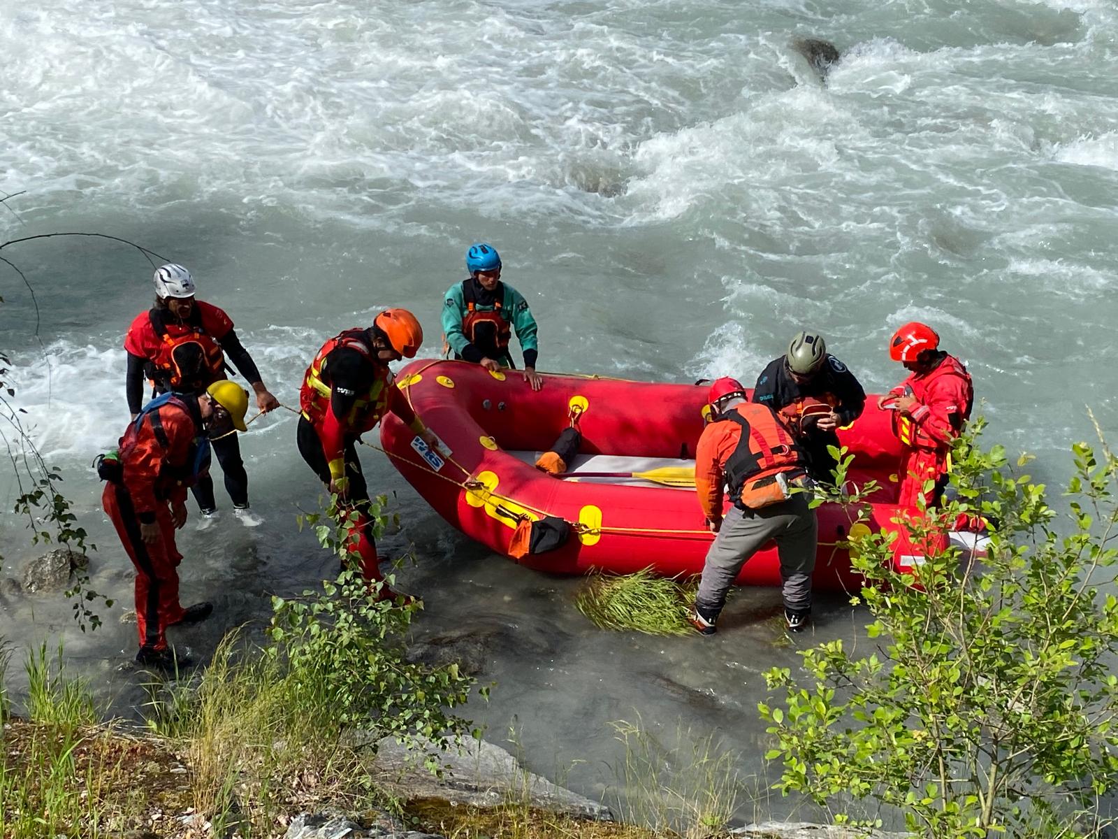 Curso de rescate en inundaciones